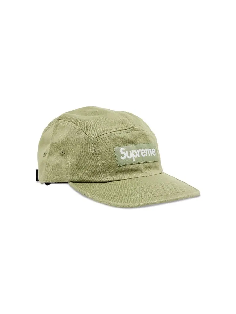 Бейсболка Supreme Washed Chino Twill Camp Cap — изображение 2 из 4, светлый оливковый