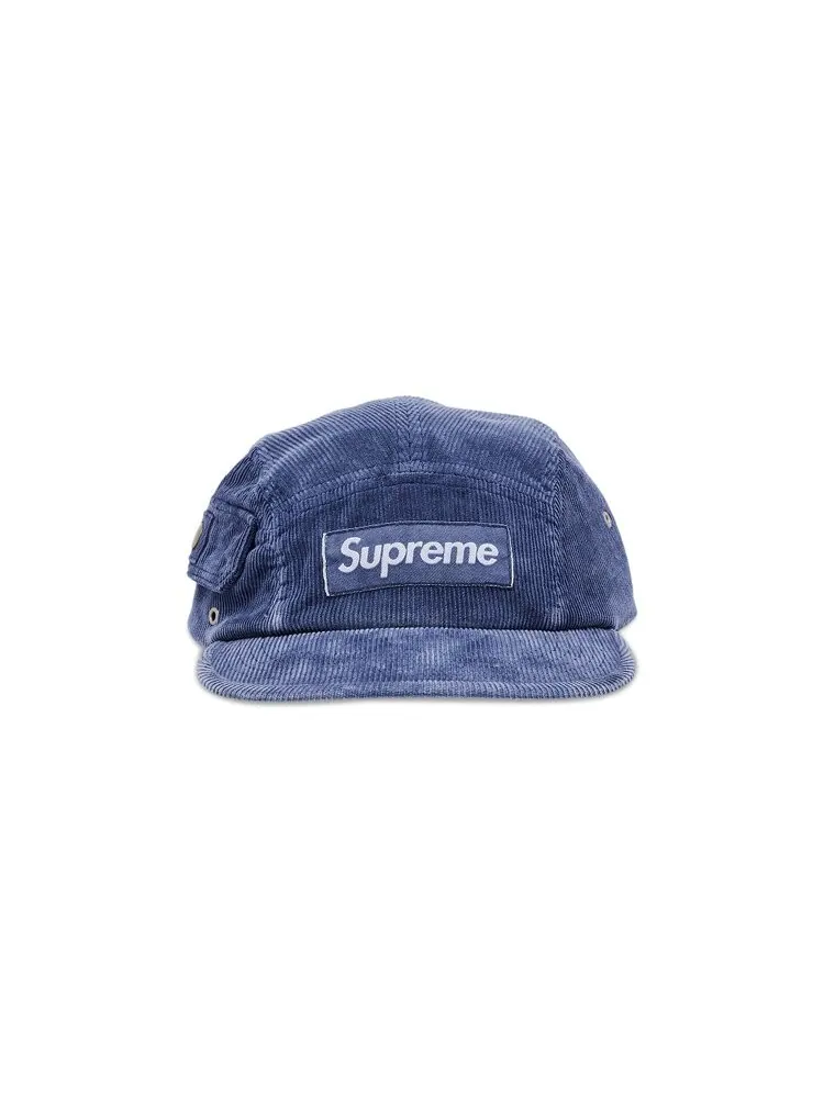 Бейсболка Supreme Corduroy Pocket Camp Cap — изображение 1 из 4, синий