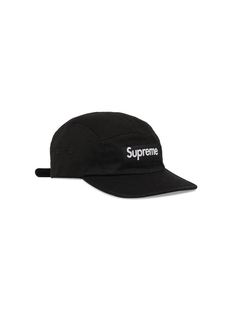 Бейсболка Supreme Washed Chino Twill Camp Cap — изображение 2 из 4, черный