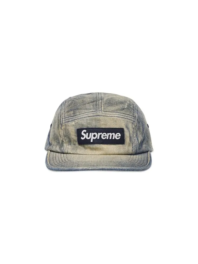 Бейсболка Supreme Washed Chino Twill Camp Cap — изображение 1 из 4, индиго