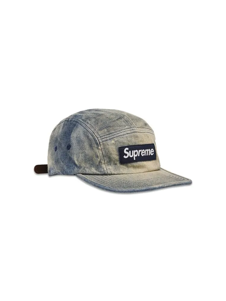 Бейсболка Supreme Washed Chino Twill Camp Cap — изображение 2 из 4, индиго