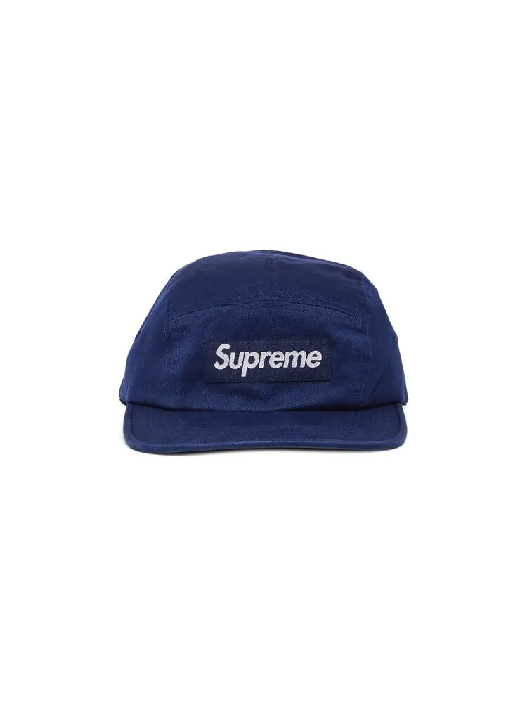 Бейсболка Supreme Washed Chino Twill Camp Cap — изображение 1 из 4, темно-синий