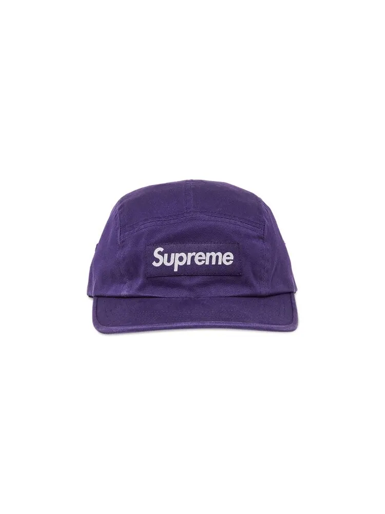 Бейсболка Supreme Washed Chino Twill Camp Cap — изображение 1 из 4, фиолетовый