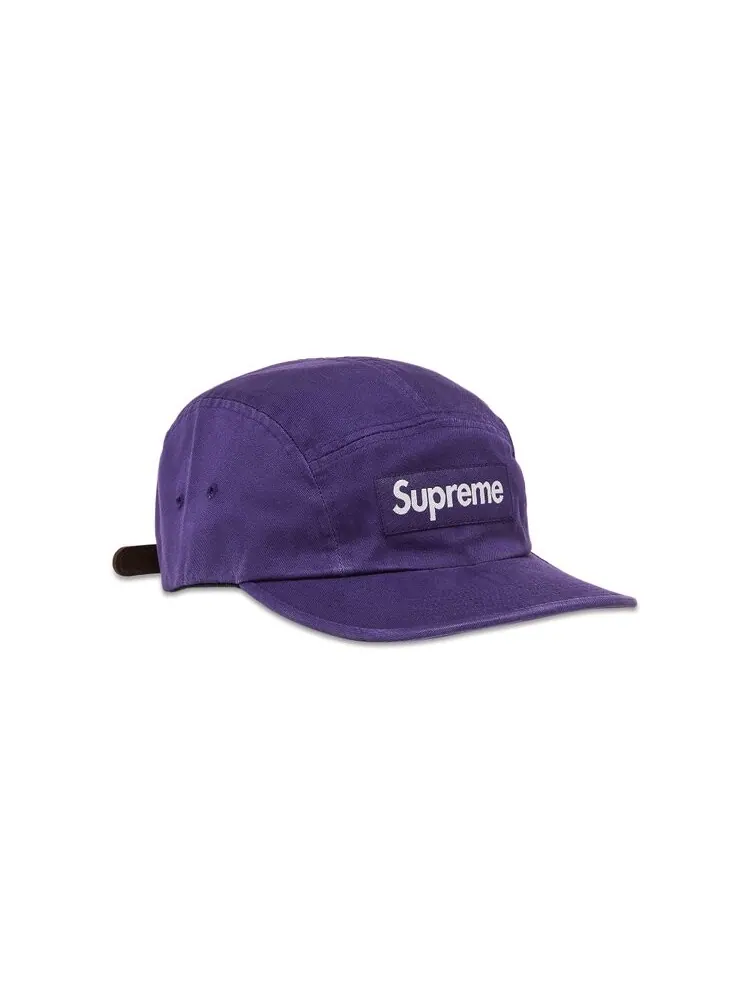 Бейсболка Supreme Washed Chino Twill Camp Cap — изображение 2 из 4, фиолетовый