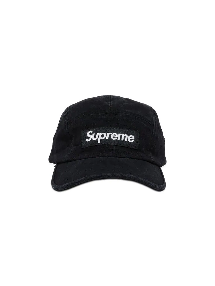 Бейсболка Supreme Washed Canvas Camp Cap — изображение 1 из 4, черный