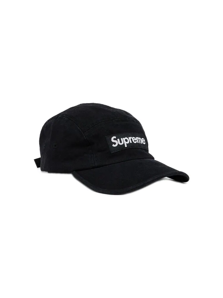 Бейсболка Supreme Washed Canvas Camp Cap — изображение 2 из 4, черный