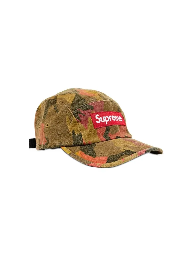 Бейсболка Supreme Washed Canvas Camp Cap — изображение 2 из 4, бежевый