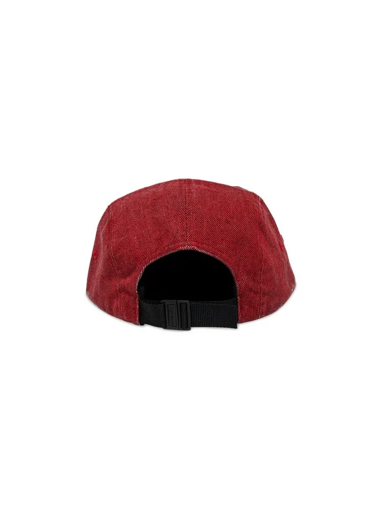 Бейсболка Supreme Coated Denim Camp Cap — изображение 4 из 4, красный