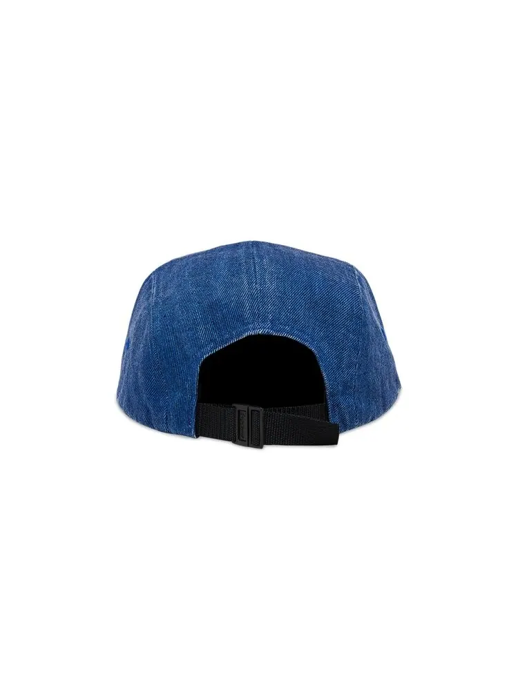 Бейсболка Supreme Coated Denim Camp Cap — изображение 4 из 4, королевский
