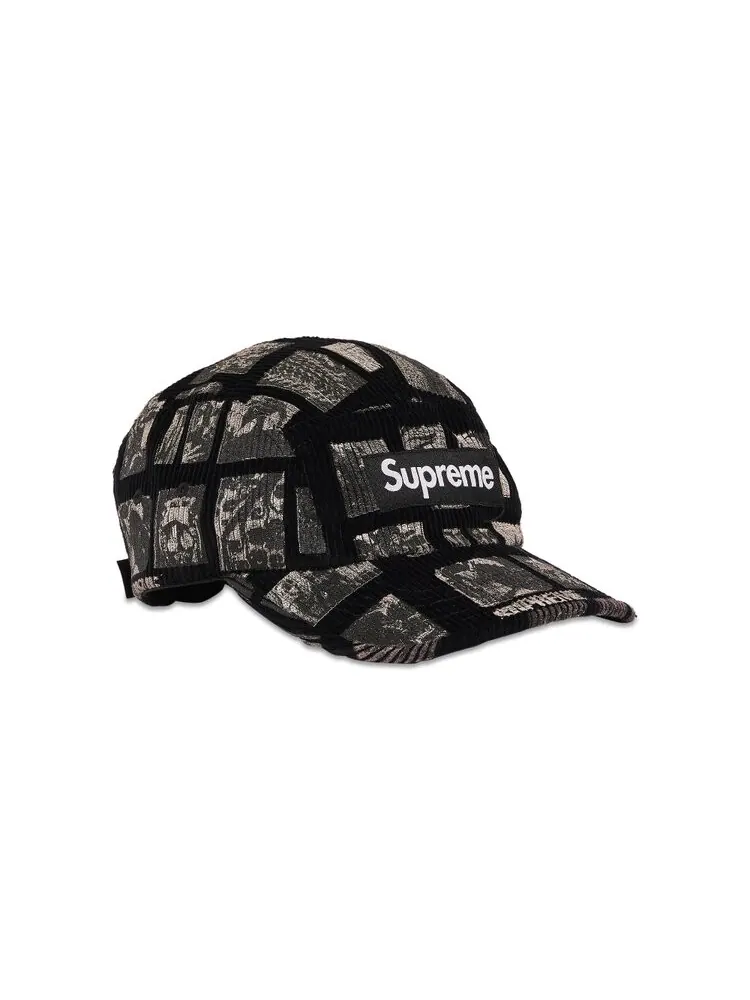 Бейсболка Supreme Weirdo Dave Corduroy Camp Cap — изображение 2 из 4, черный