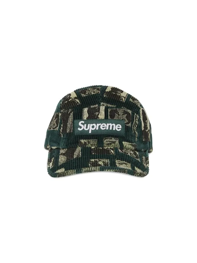 Бейсболка Supreme Weirdo Dave Corduroy Camp Cap — изображение 1 из 4, зеленый