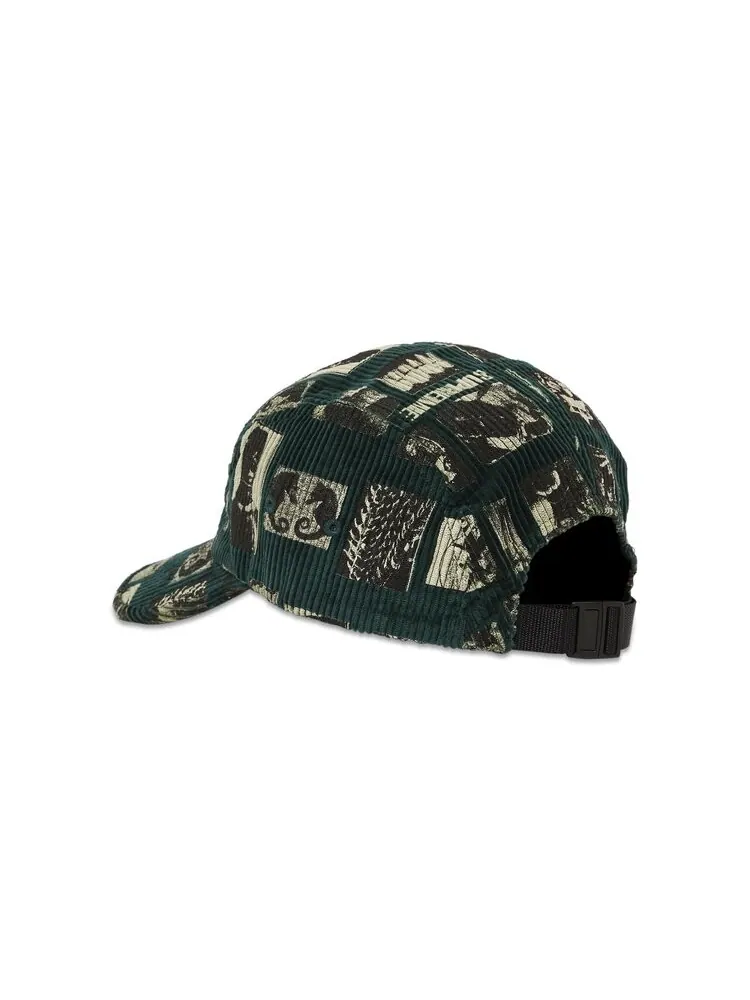 Бейсболка Supreme Weirdo Dave Corduroy Camp Cap — изображение 3 из 4, зеленый