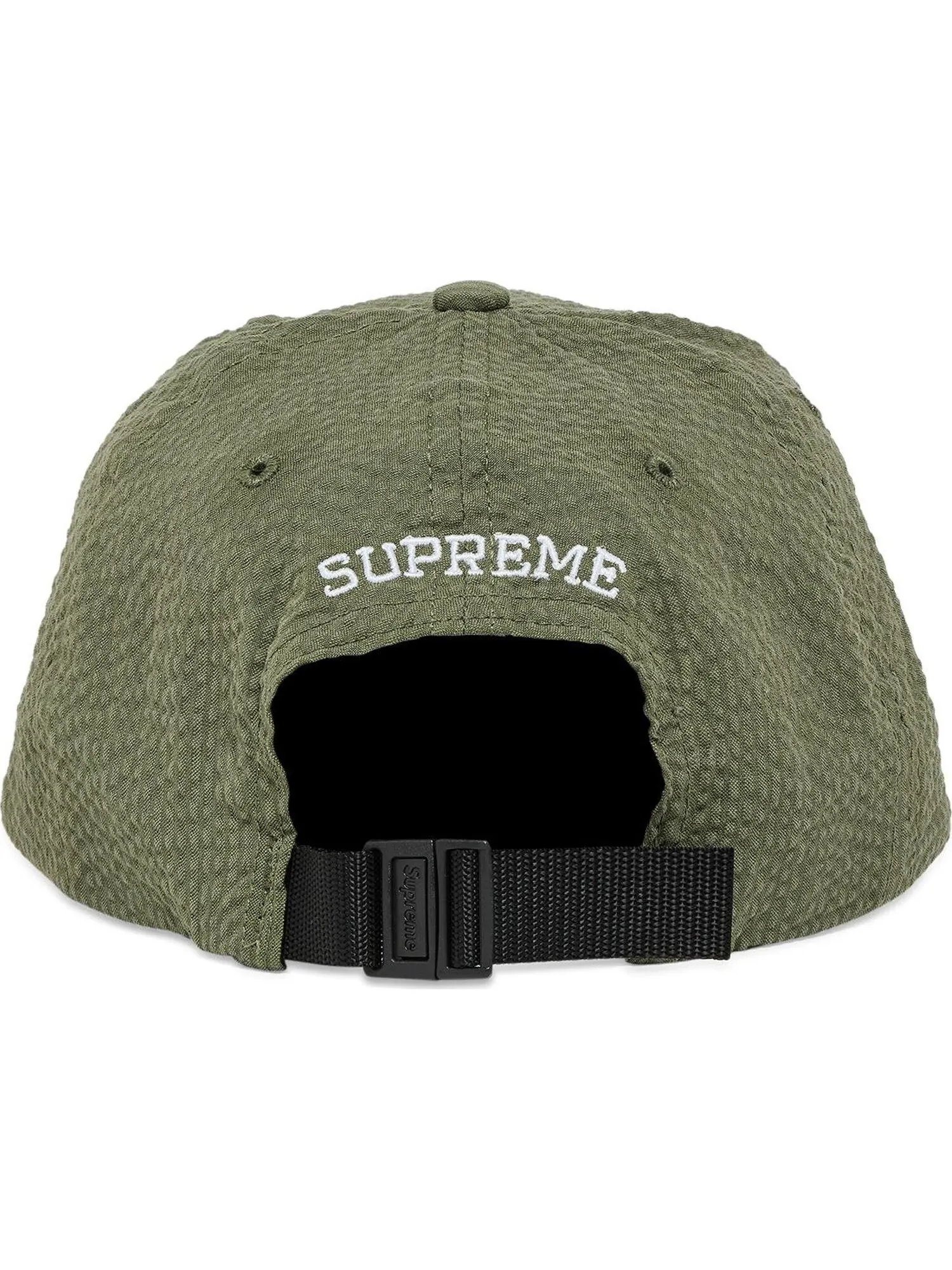 Бейсболка Supreme Seersucker S Logo 6-Panel — изображение 4 из 4, зеленый