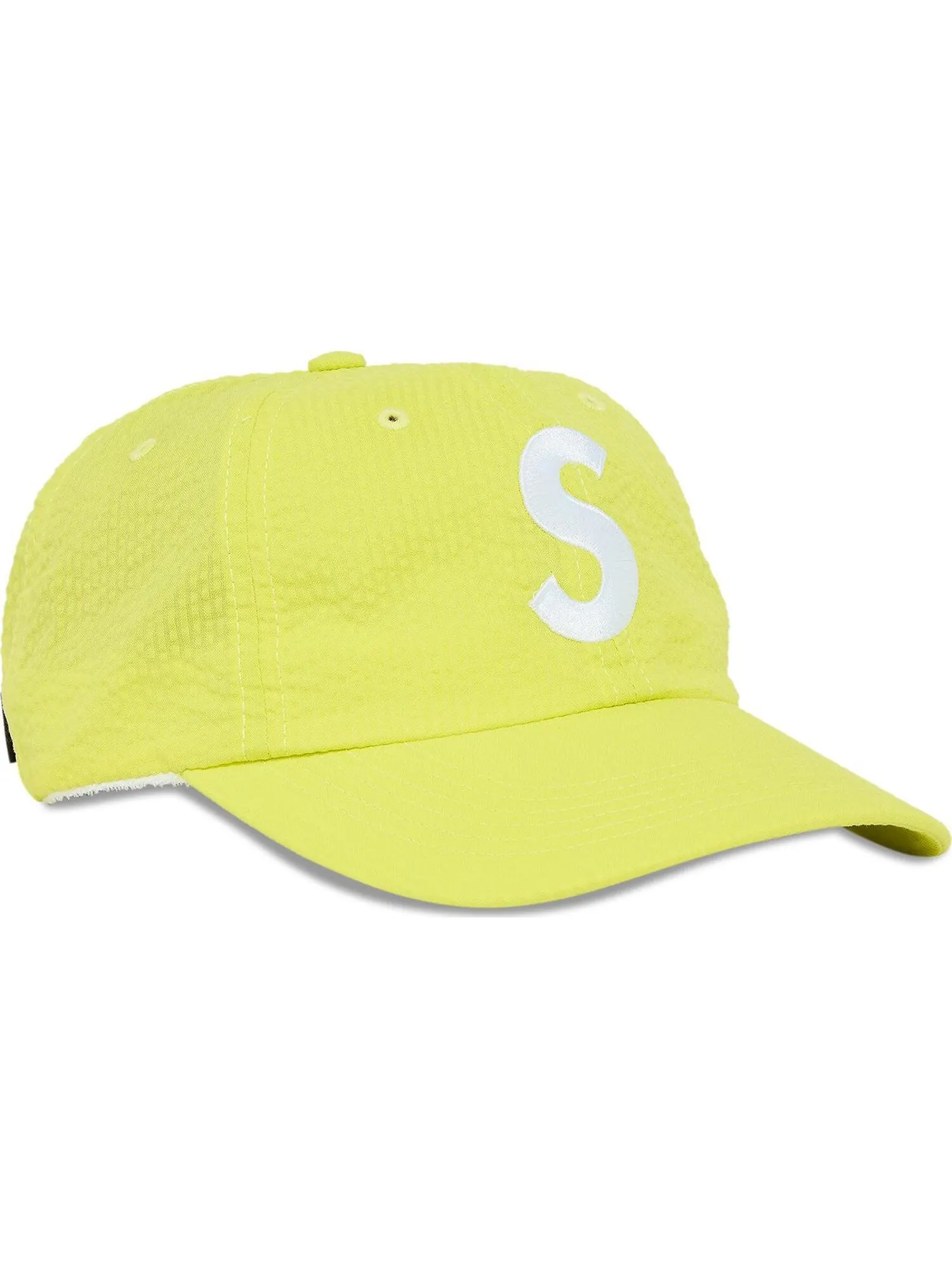 Бейсболка Supreme Seersucker S Logo 6-Panel — изображение 1 из 4, желтый