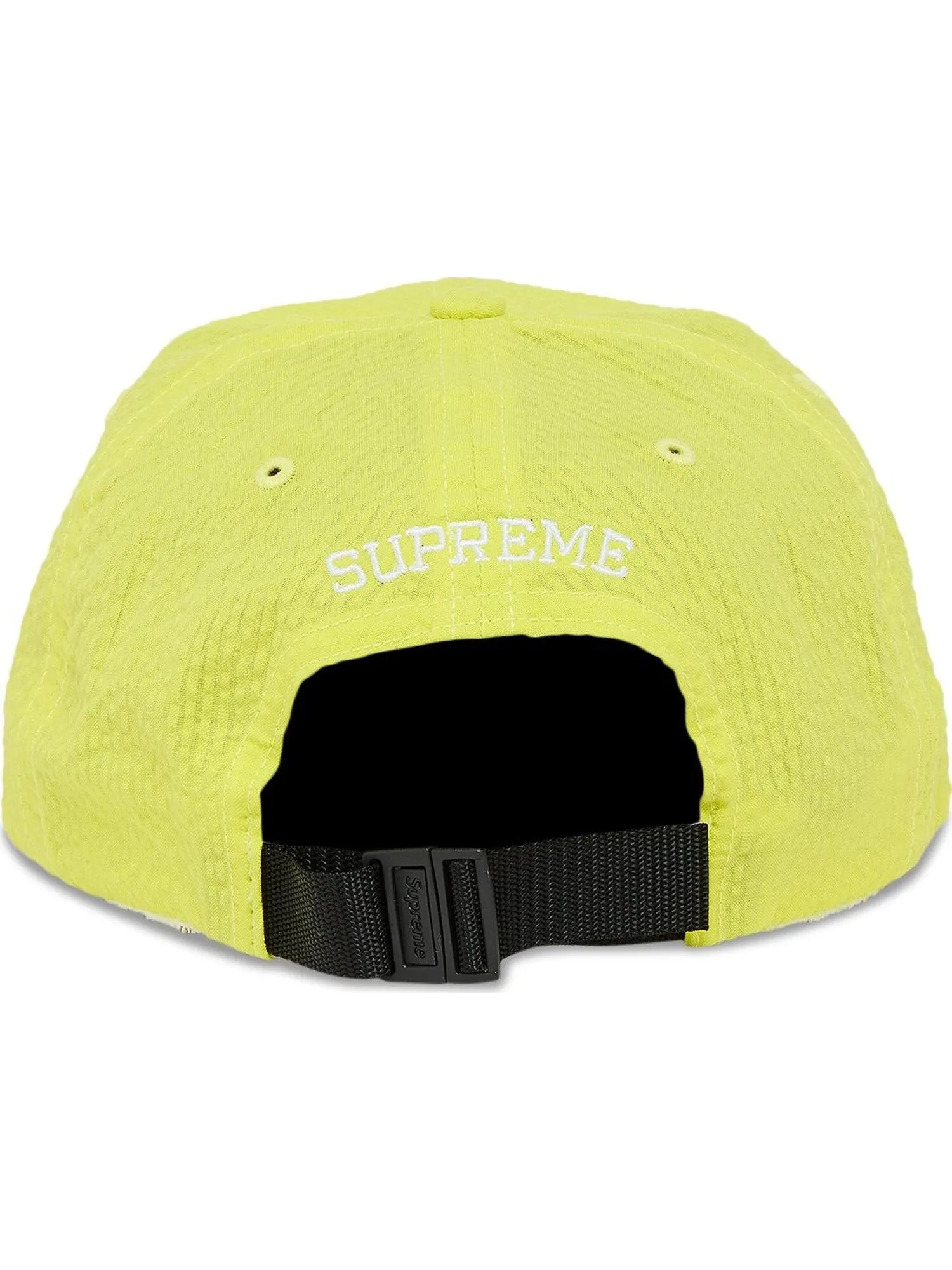 Бейсболка Supreme Seersucker S Logo 6-Panel — изображение 4 из 4, желтый