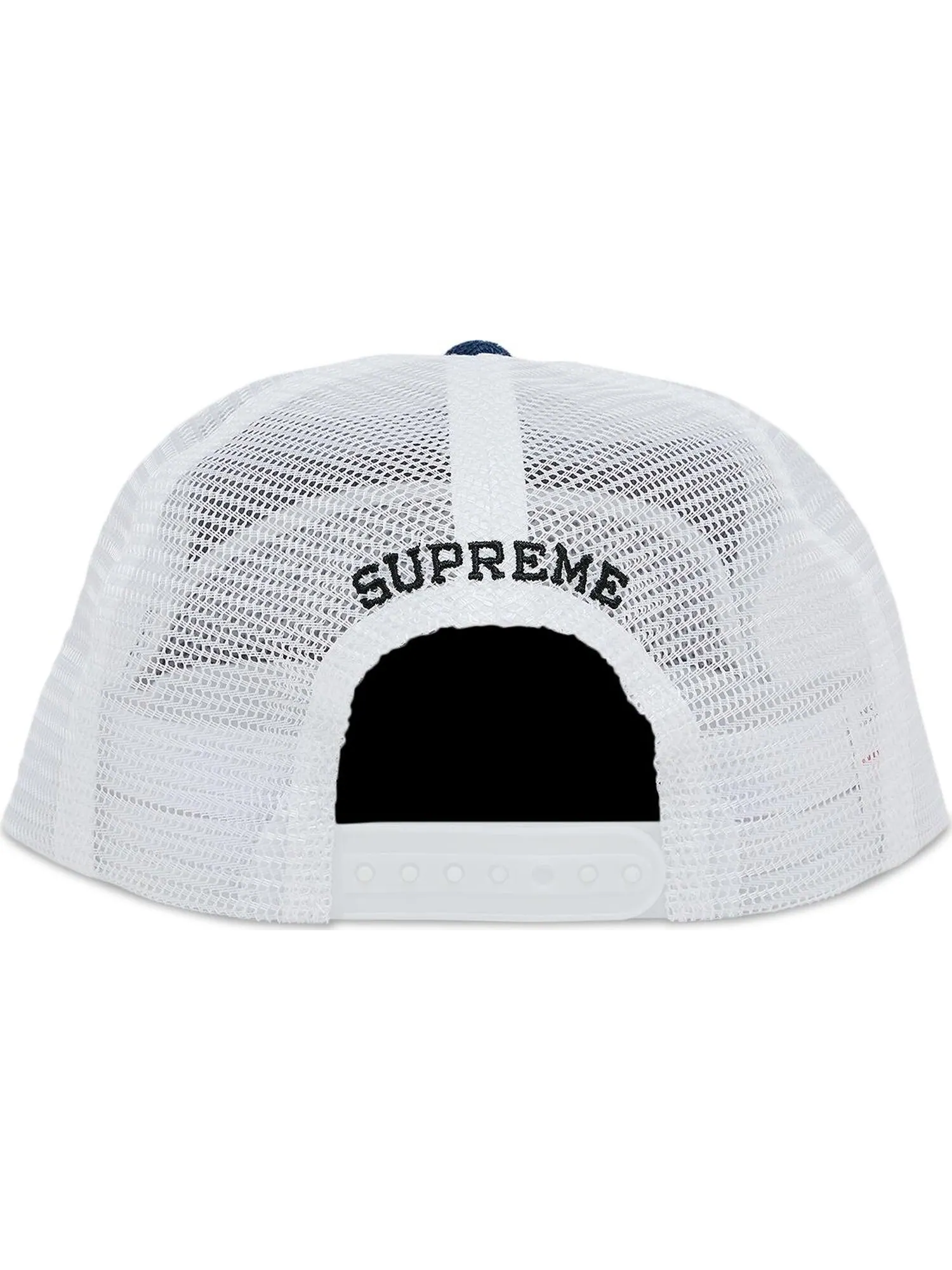 Бейсболка Supreme Terry Mesh Back 5-Panel — изображение 4 из 4, синий/белый