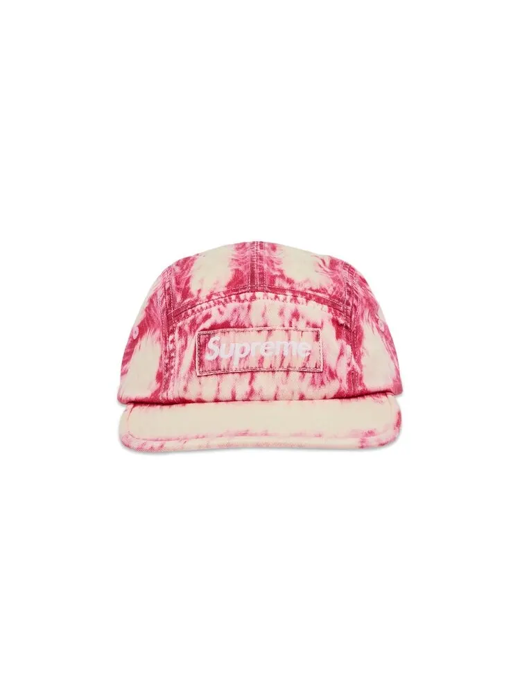 Бейсболка Supreme Bleached Chino Camp Cap — изображение 1 из 4, красный