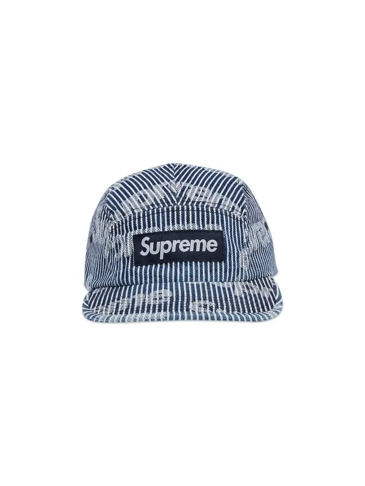 Бейсболка Supreme Denim Camp Cap — изображение 1 из 4, полоса