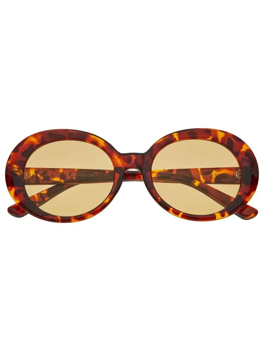 Женские солнцезащитные очки Bertha Tortoise Oval BRSBR054C5 — коричневый
