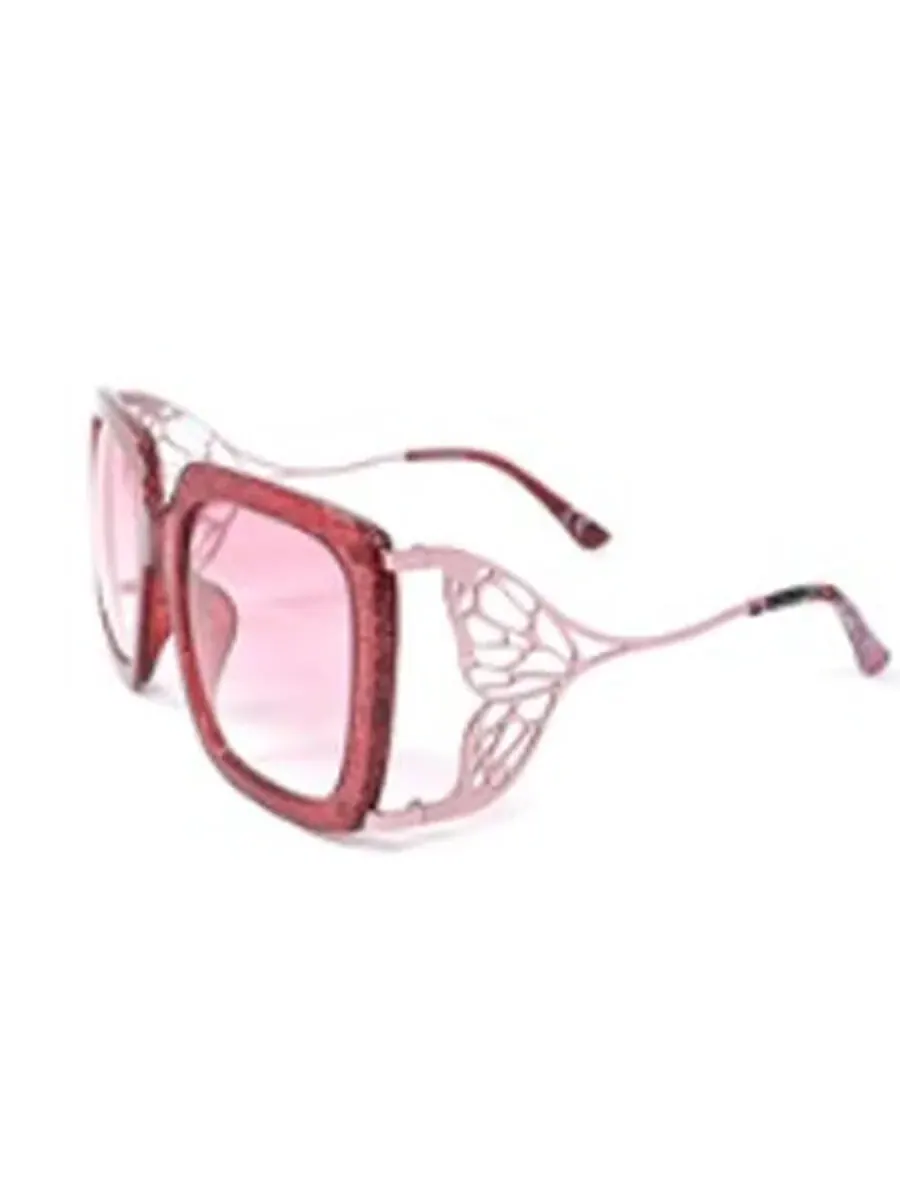Солнцезащитные очки женские квадратные Betsey Johnson Burgundy Gradient 10262558.CGR BRYBRG — красный