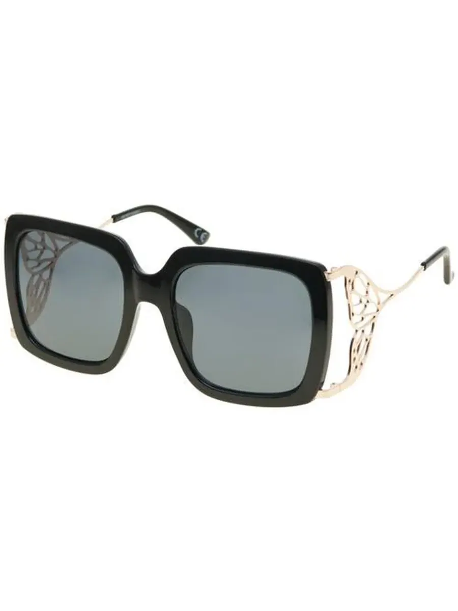Солнцезащитные очки для женщин Betsy Johnson Smoke Square 10260844.LTS BLKSMK Betsey Johnson — изображение 1 из 1, черный