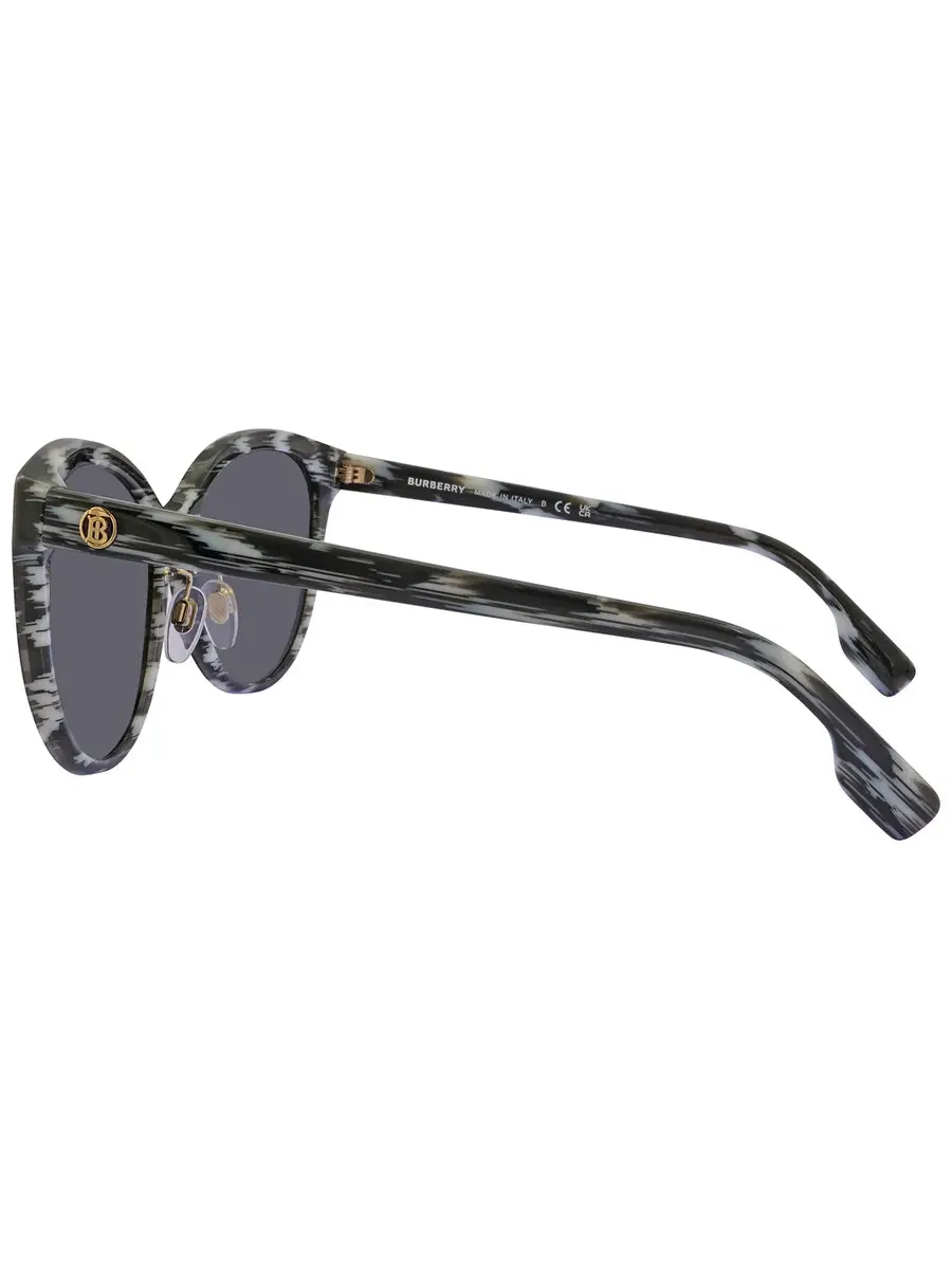 Солнцезащитные очки для женщин Burberry Betty Grey Cat Eye BE4365F 397887 57 — изображение 3 из 4, белый/черный