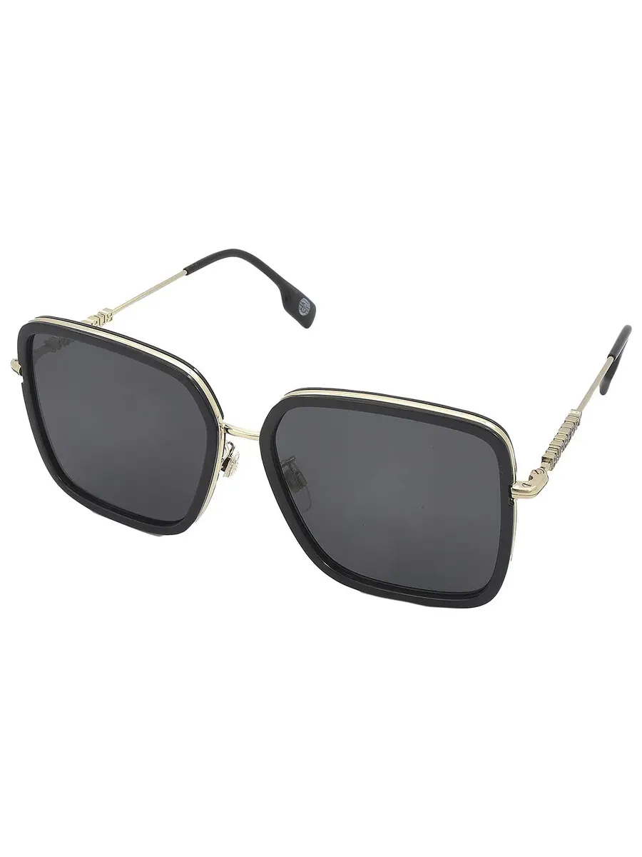 Женские солнцезащитные очки Burberry Dionne темно-серого цвета с бабочкой BE3145D 110987 59 — изображение 4 из 6, черный