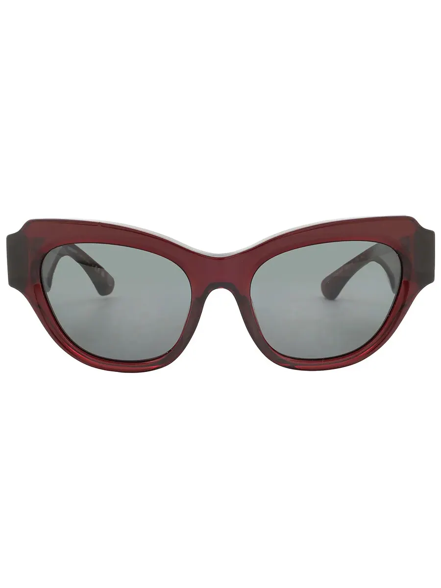 Очки солнцезащитные женские Burberry Dark Grey Cat Eye BE4423 412887 52 — изображение 1 из 6, бордо