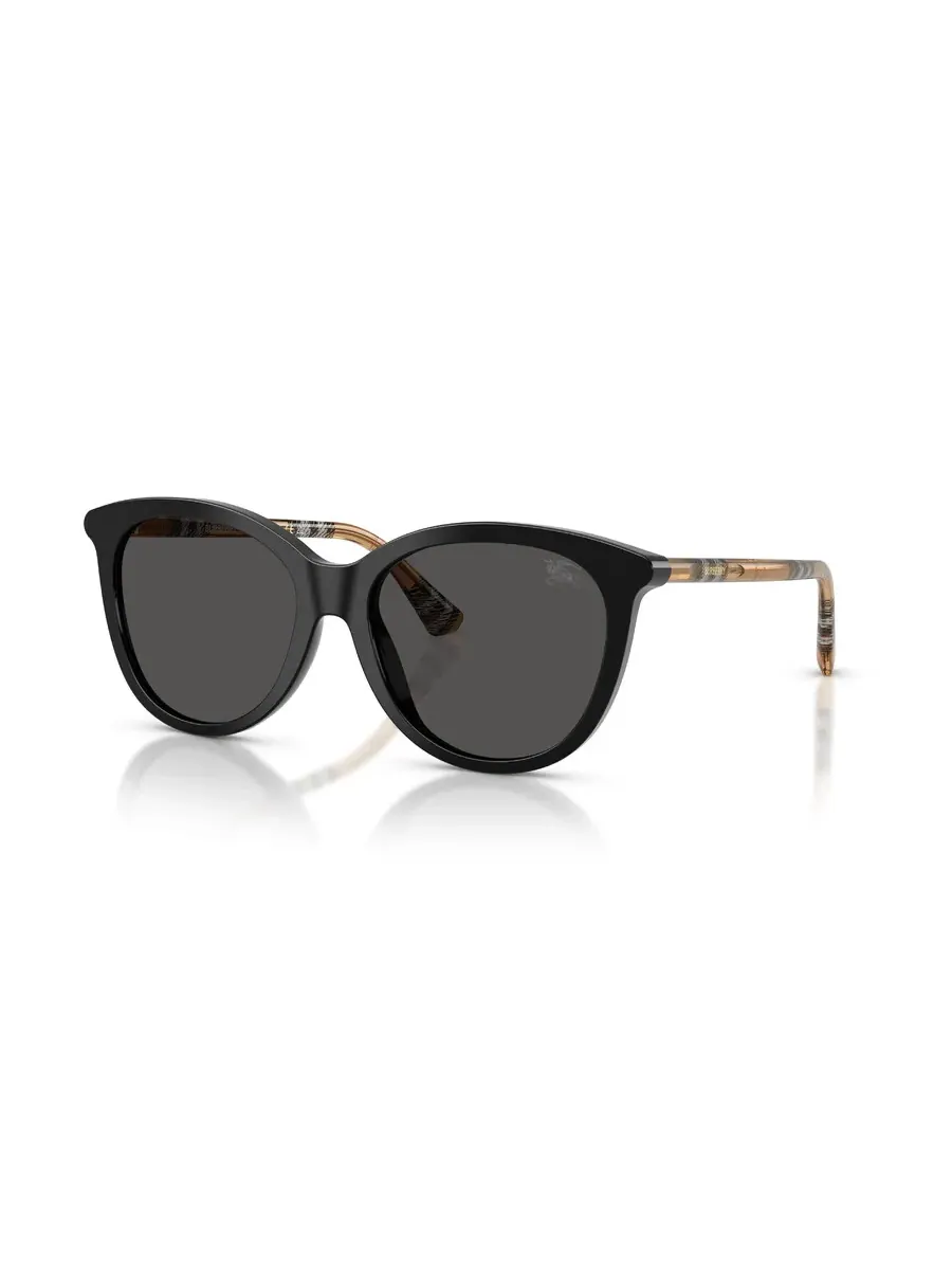 Очки солнцезащитные женские Burberry Dark Grey Phantos BE4455 416187 55 — изображение 1 из 1, черный