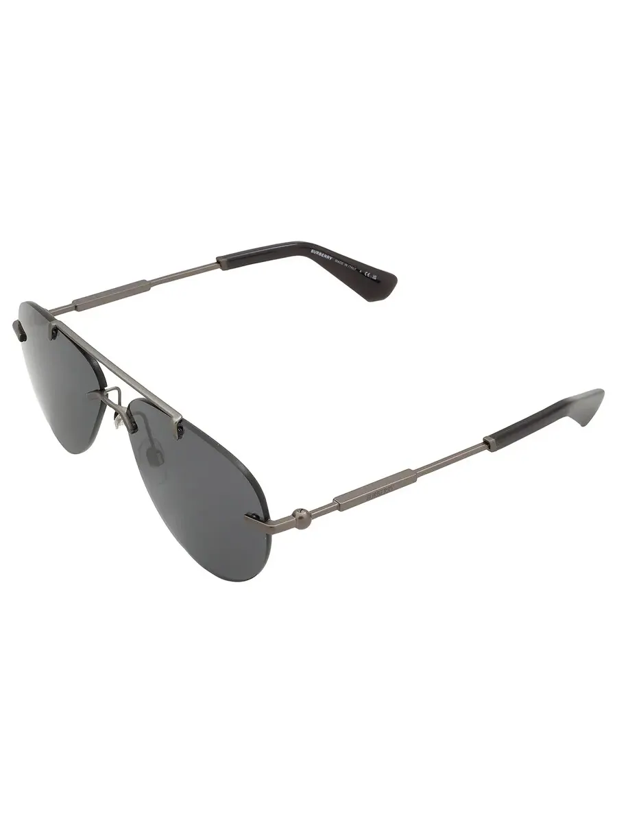 Женские солнцезащитные очки Burberry Dark Grey Pilot BE3151 131687 60 — изображение 5 из 6, серый