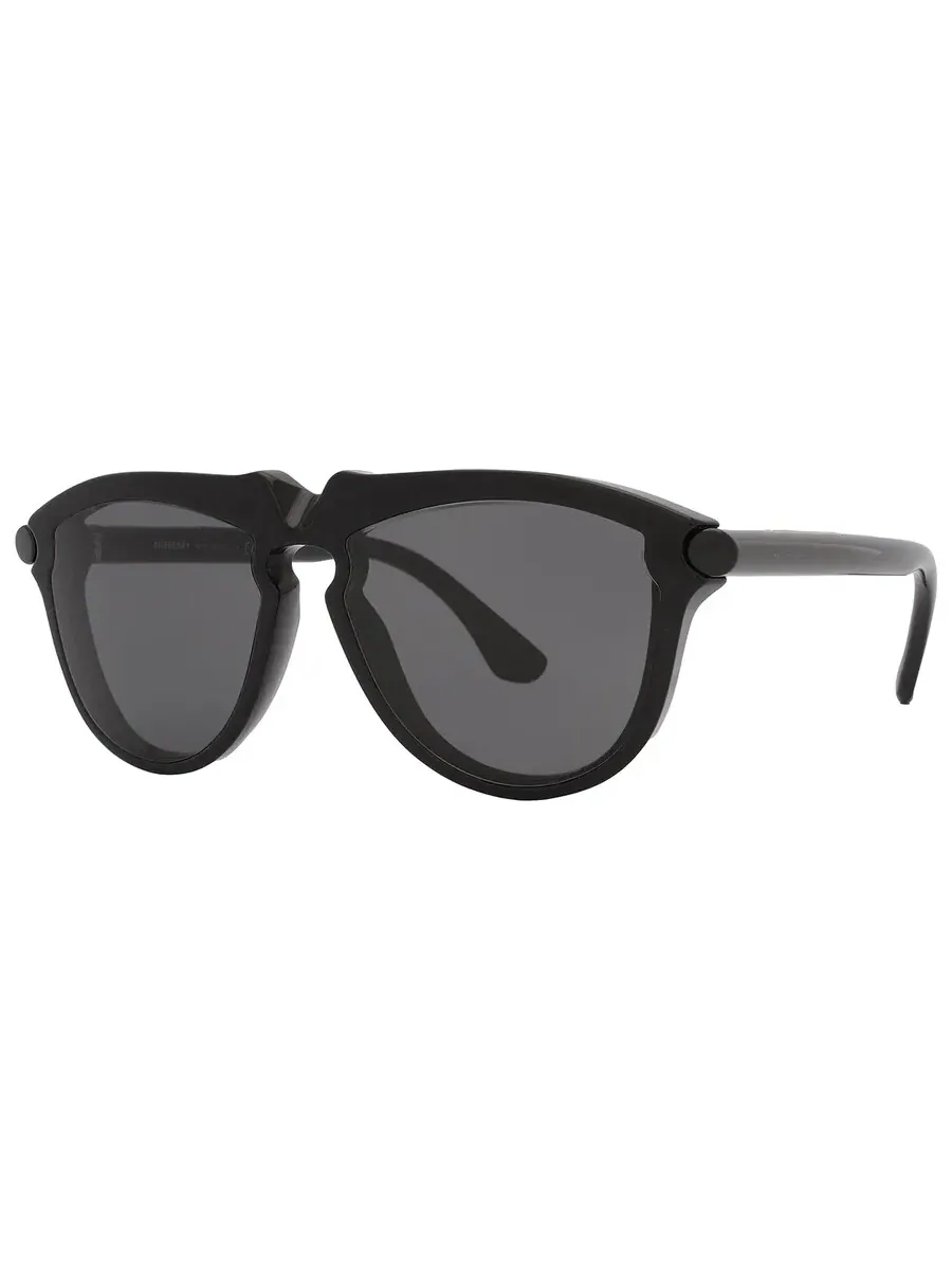 Мужские солнцезащитные очки Burberry Dark Grey Pilot BE4417U 300187 58 — изображение 3 из 6, черный