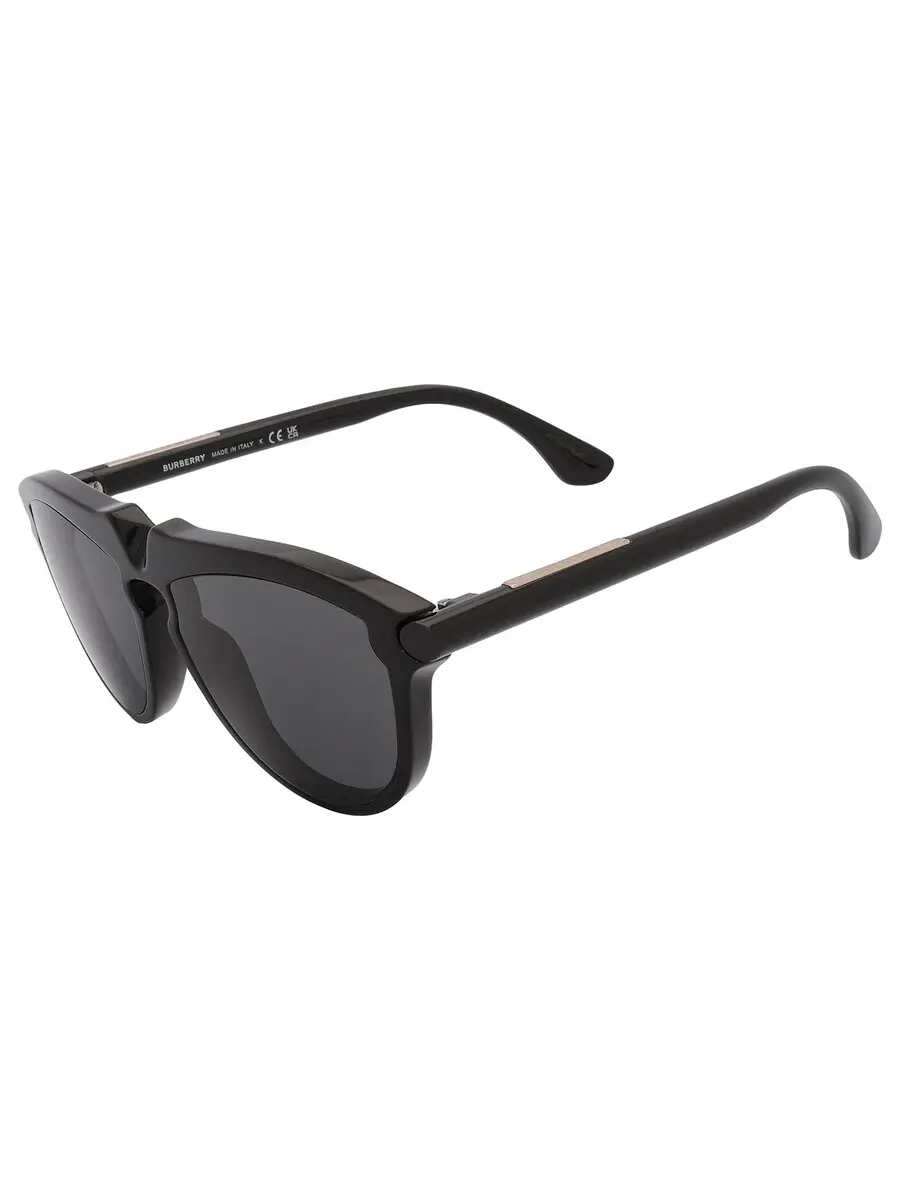 Мужские солнцезащитные очки Burberry Dark Grey Pilot BE4417U 300187 58 — изображение 4 из 6, черный