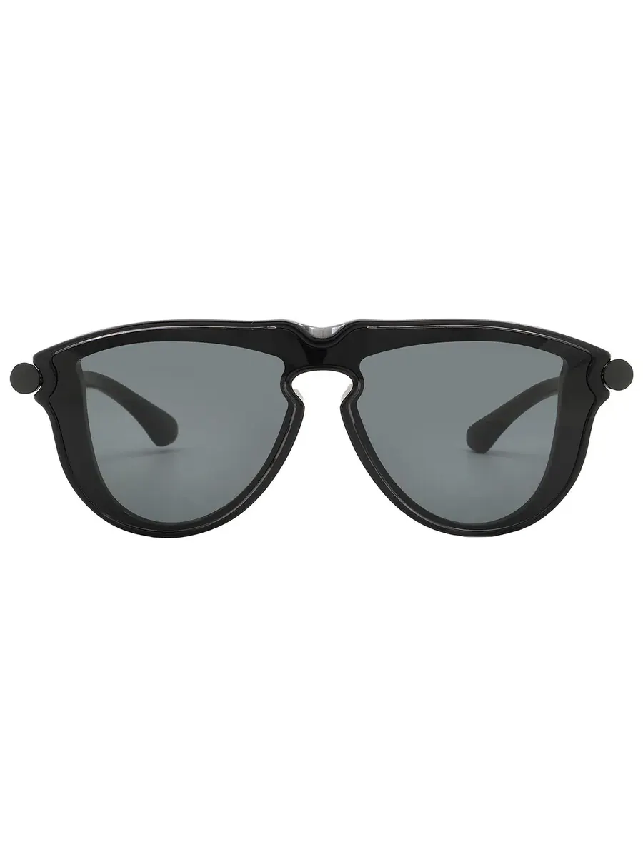 Солнцезащитные очки для мужчин Burberry Dark Grey Shield BE4427 411287 36 — изображение 1 из 6, серый