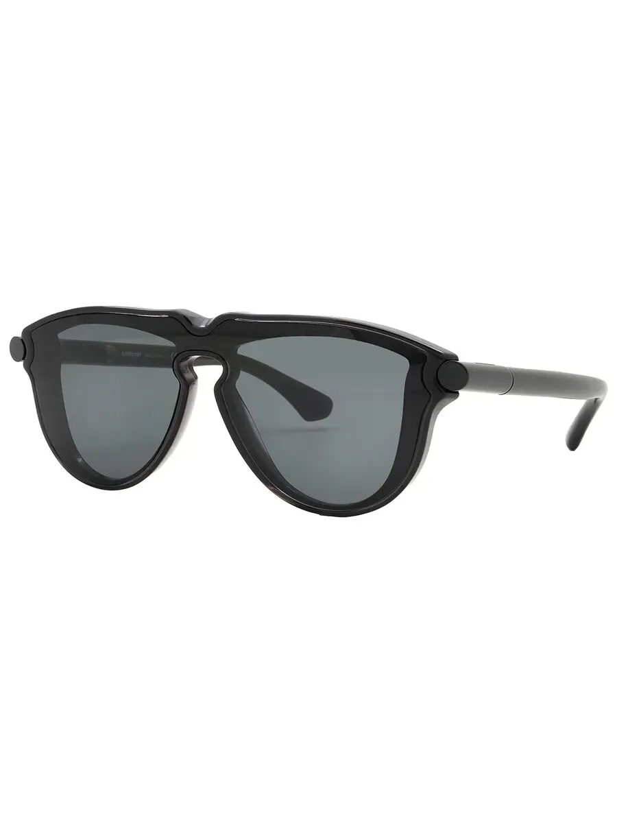 Солнцезащитные очки для мужчин Burberry Dark Grey Shield BE4427 411287 36 — изображение 3 из 6, серый