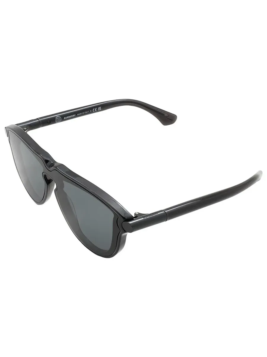 Солнцезащитные очки для мужчин Burberry Dark Grey Shield BE4427 411287 36 — изображение 5 из 6, серый