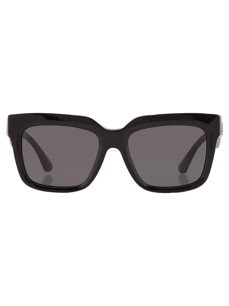 Женские солнцезащитные очки Burberry Dark Grey Square BE4419 300187 54 — изображение 1 из 6, серый