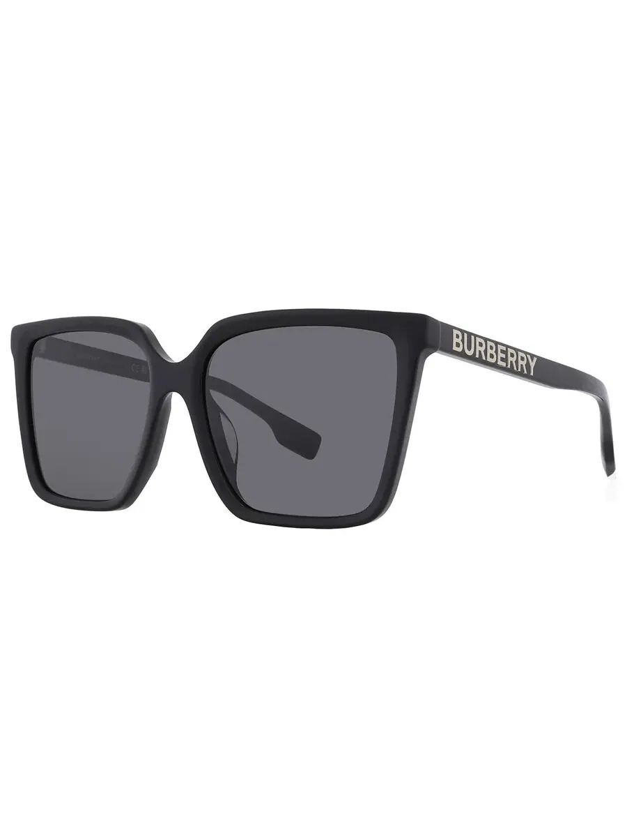 Очки солнцезащитные женские Burberry Dark Grey Square BE4411D 300187 57 — изображение 2 из 5, черный