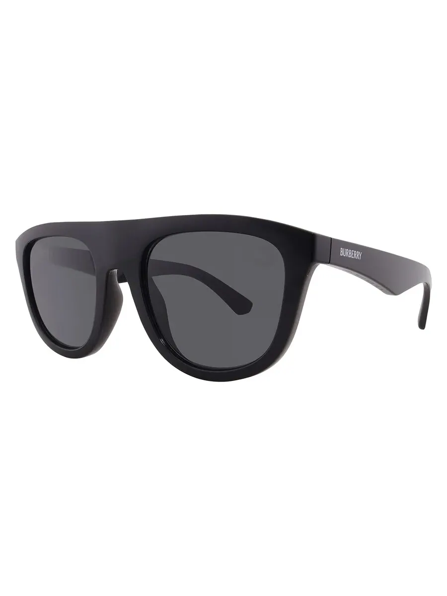 Мужские солнцезащитные очки Burberry Dark Grey Square BE4459U 300187 55 — изображение 2 из 5, черный