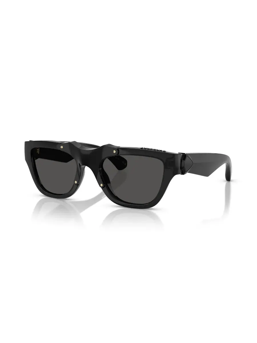 Солнцезащитные очки Burberry Dark Grey Square унисекс BE4445U 411287 53 — изображение 1 из 1, серый