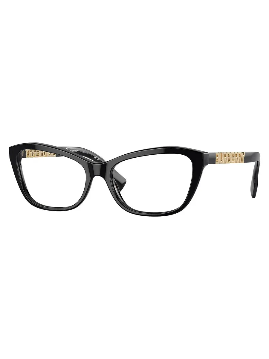 Очки для женщин Burberry Demo Cat Eye BE2392 3001 54 — изображение 1 из 1, черный