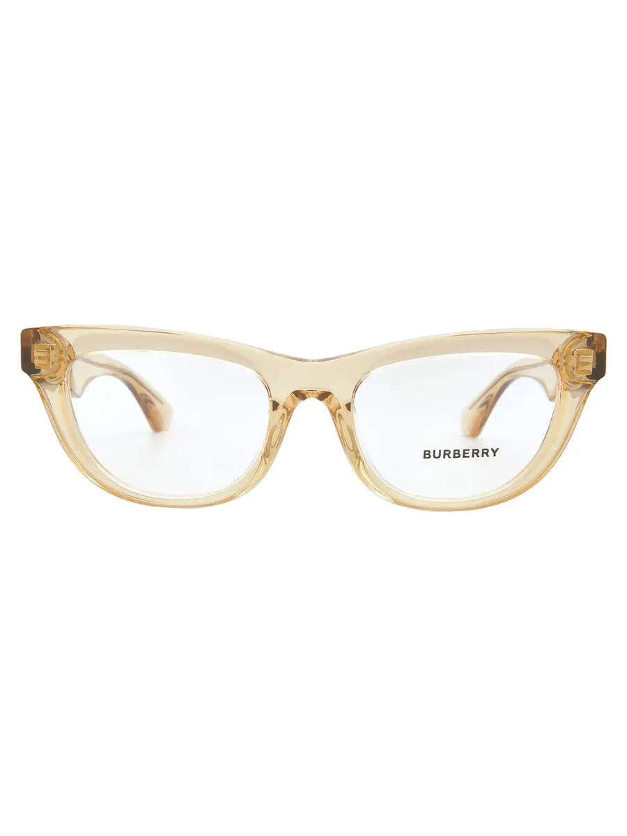 Женские очки Burberry Demo Cat Eye BE2406U 4063 50 — изображение 1 из 5, коричневый
