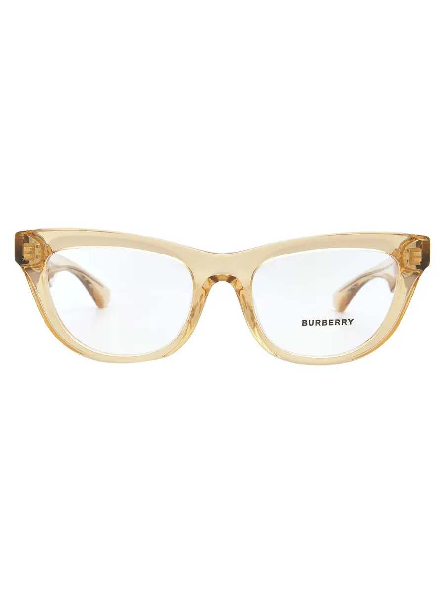Женские очки Burberry Demo Cat Eye BE2406U 4063 52 — изображение 1 из 5, коричневый