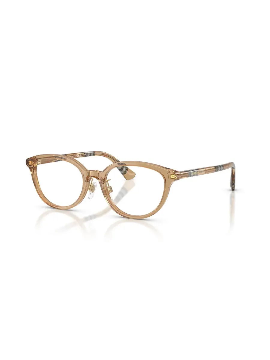 Женские овальные очки Burberry Demo BE2435D 4164 50 — изображение 1 из 1, бежевый
