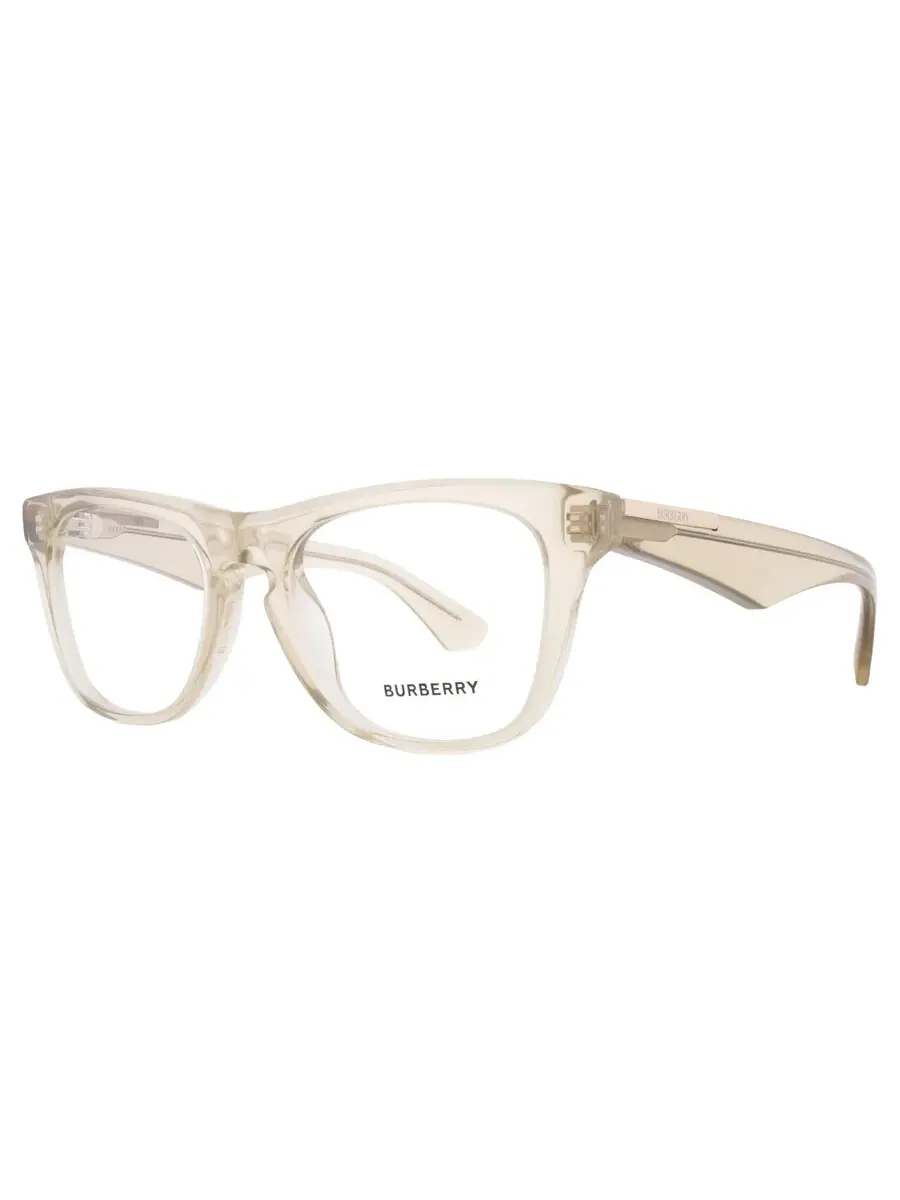 Женские очки Burberry Demo Square BE2409 4123 51 — изображение 2 из 5, бежевый
