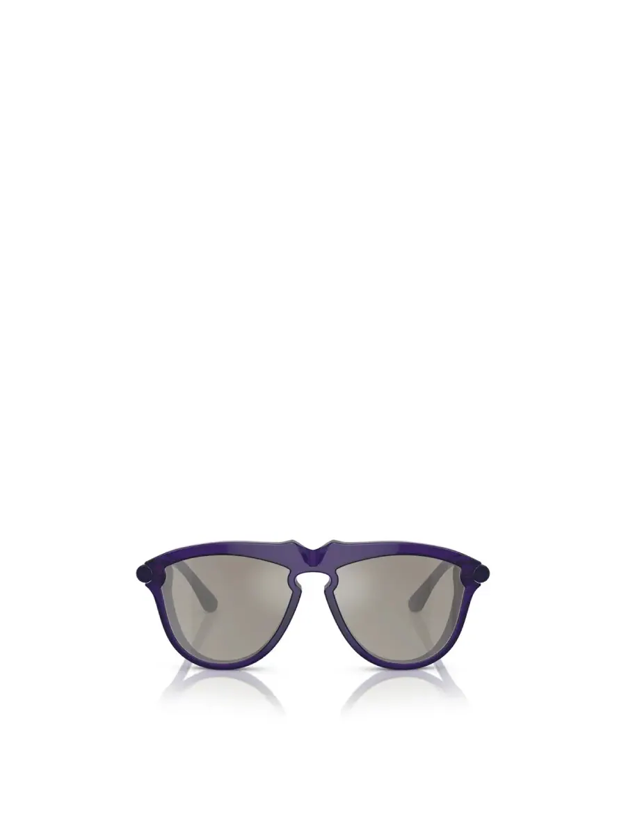 Солнцезащитные очки Burberry Light Grey Silver Mirror Pilot унисекс BE4417U 41056G — изображение 1 из 4, глубокий фиолетовый