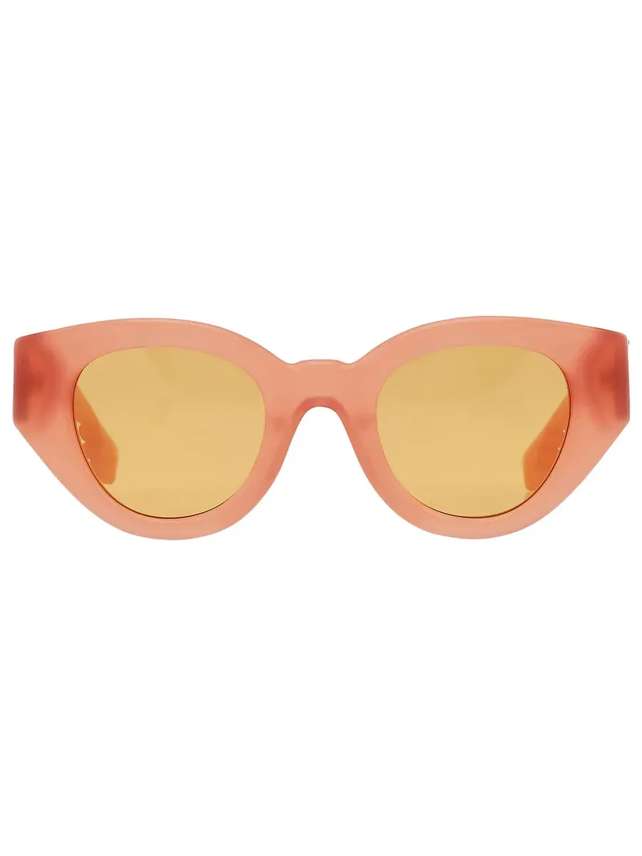 Женские солнцезащитные очки Burberry Meadow Orange Cat Eye BE4390F 4068/7 47 — изображение 1 из 6, оранжевый