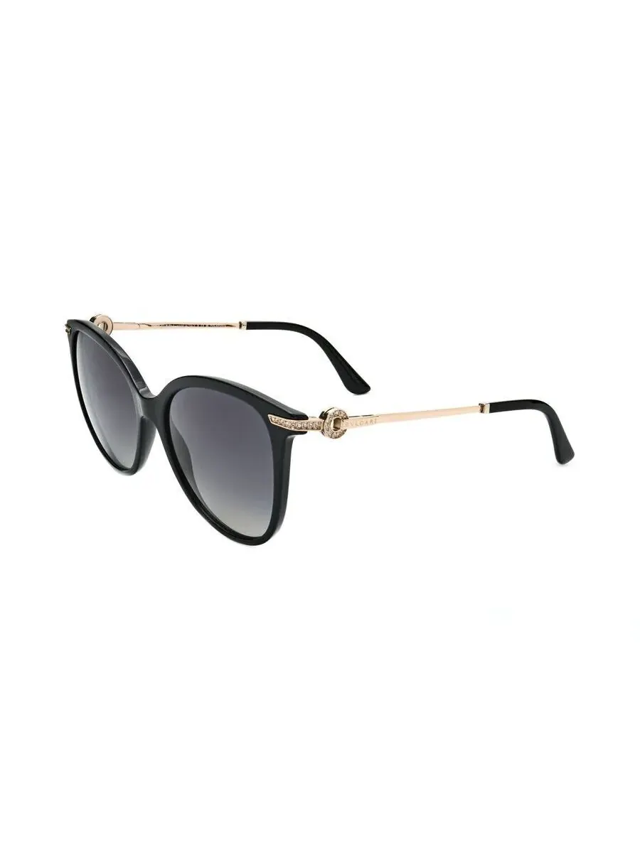 Женские солнцезащитные очки Bvlgari Black Cat Eye 0BV8201B-501/T3 — изображение 2 из 3, черный