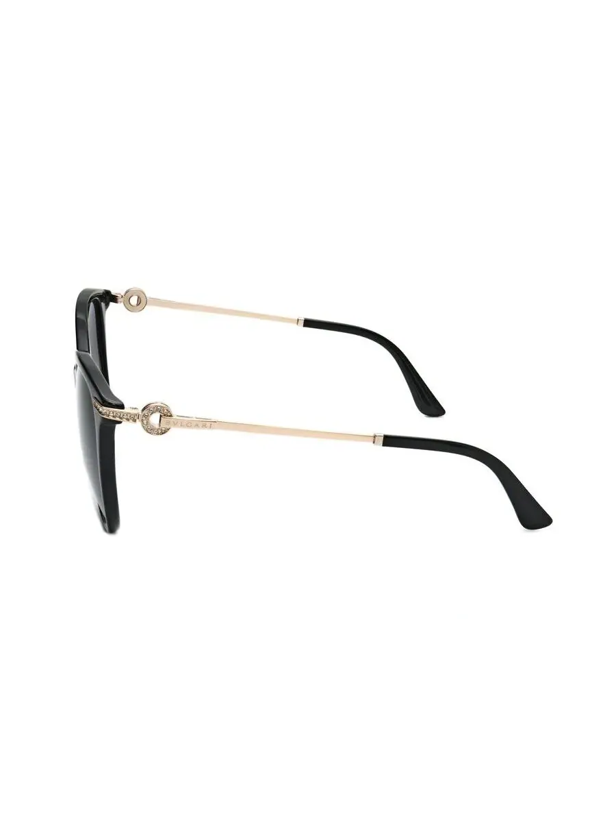 Женские солнцезащитные очки Bvlgari Black Cat Eye 0BV8201B-501/T3 — изображение 3 из 3, черный