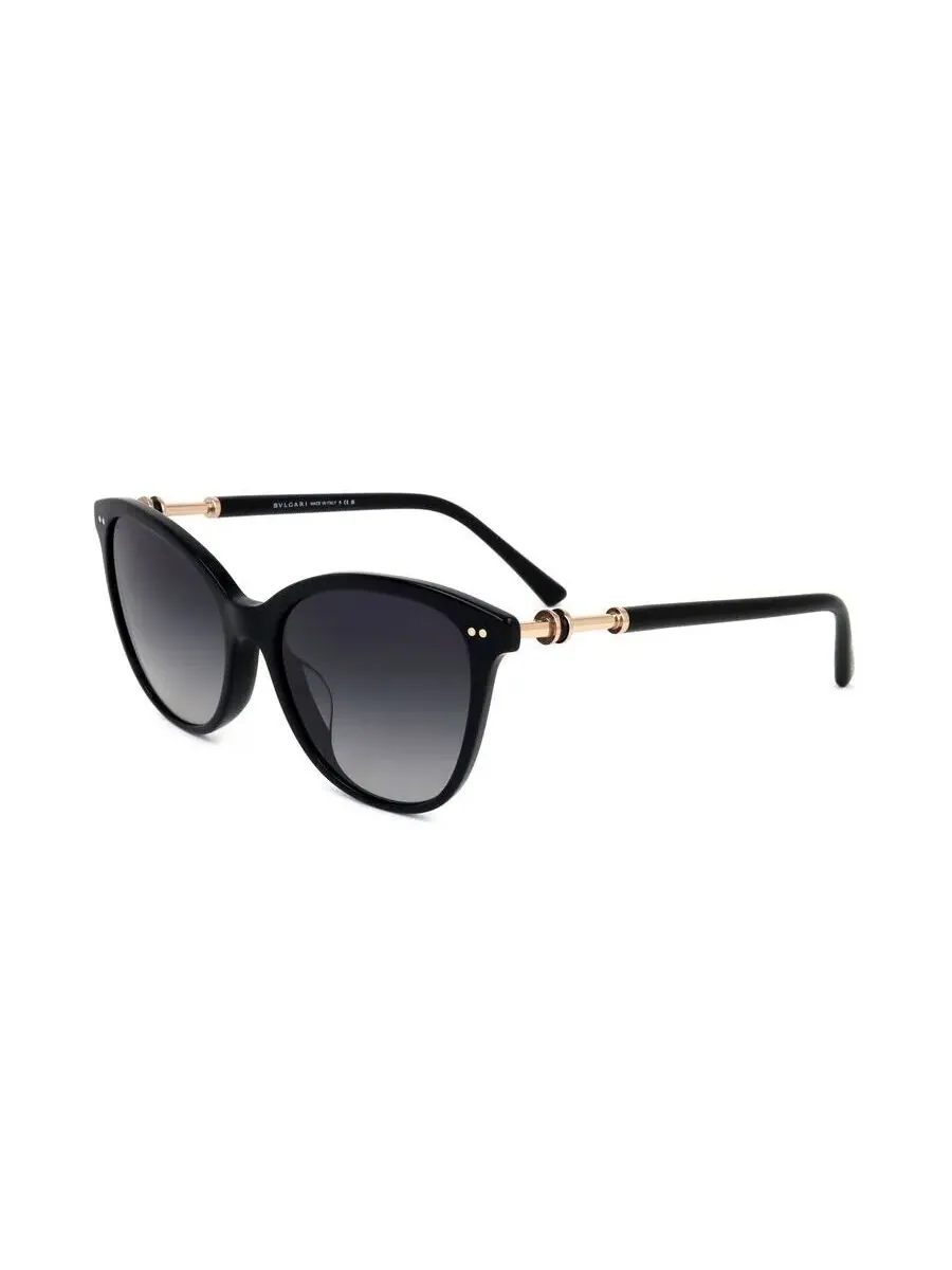 Женские солнцезащитные очки Bvlgari Black Cat Eye 0BV8235F-501/8G — изображение 2 из 3, черный