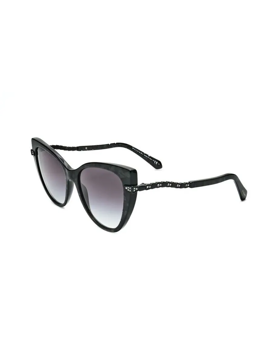 Женские солнцезащитные очки Bvlgari Black Cat Eye 0BV8236B-54128G — изображение 2 из 3, черный